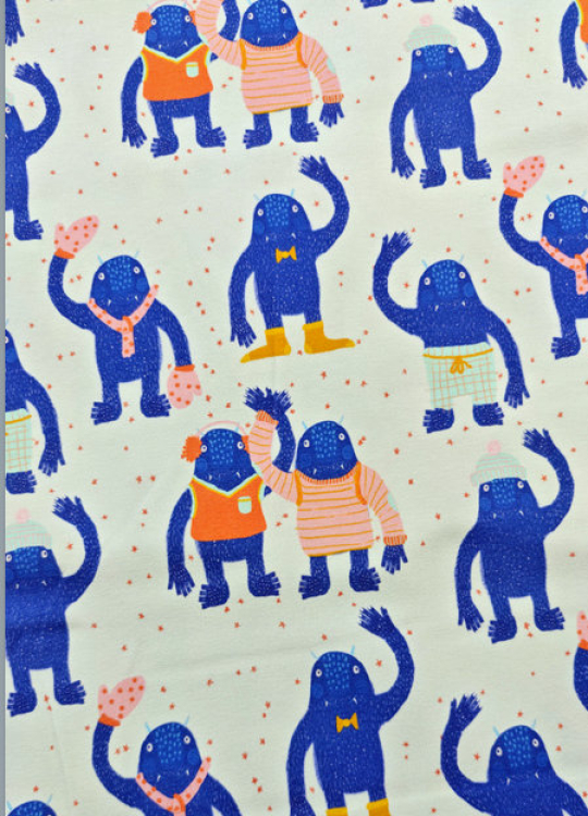 Lillestoff Bio Jersey - Lillemonster - Monster - Kinderjersey